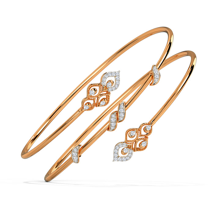 Gracy Spiral Diamond Bracelet