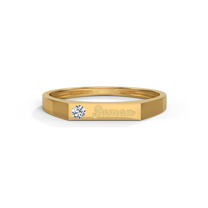 Dazzle Diamond Personalised Band