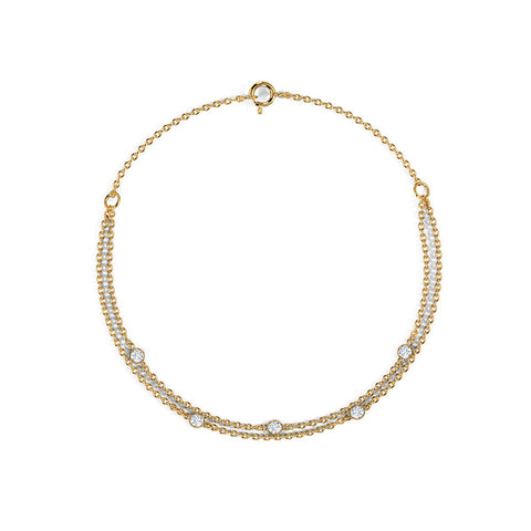 Lilla Sparkle Spot Diamond Bracelet