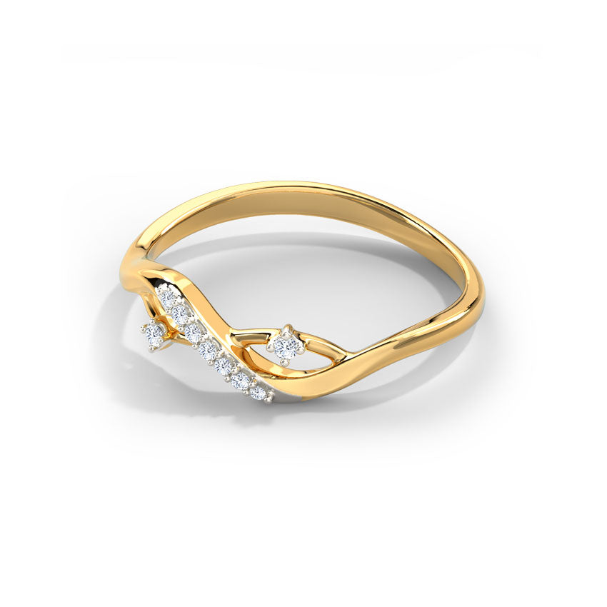 Sparkle Intertwined Infinity Diamond Ring