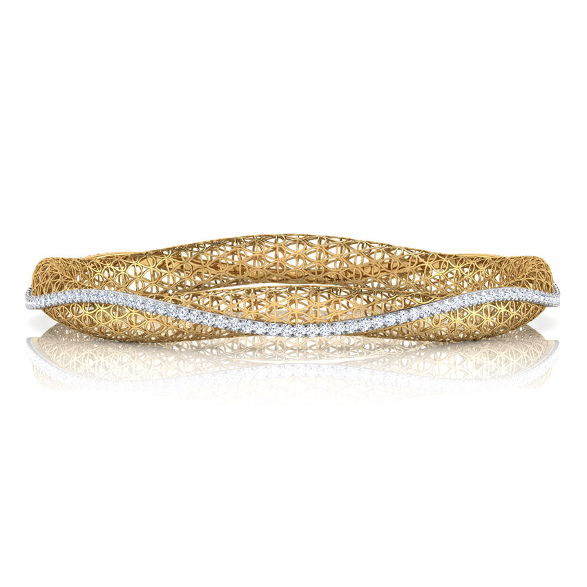 Carol Trellis Diamond Bangle