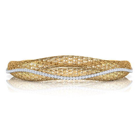 Carol Trellis Diamond Bangle