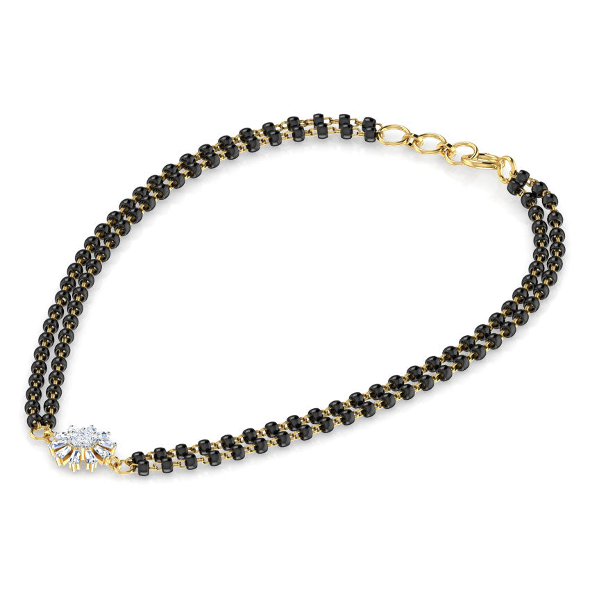 Aarushi Diamond Mangalsutra Bracelet