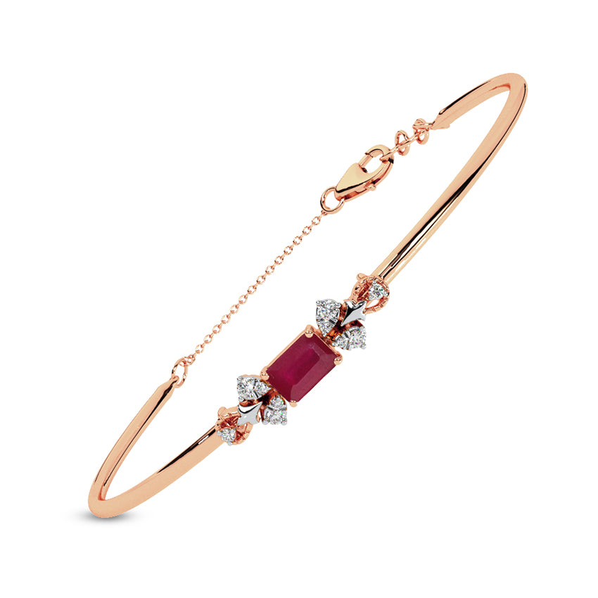 Gardenia Bloom Gemstone Bracelet