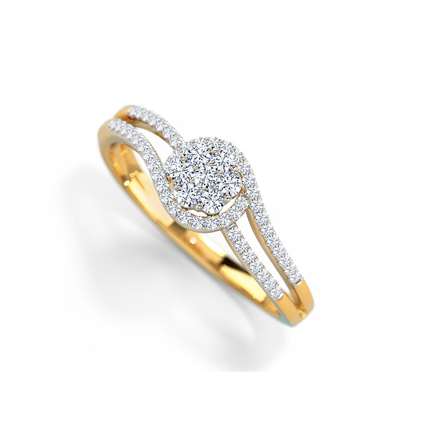 Ally Cluster Diamond Ring
