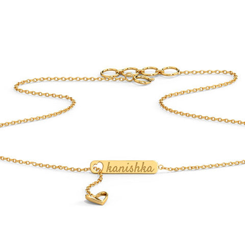 Forever Love Personalised Gold Necklace