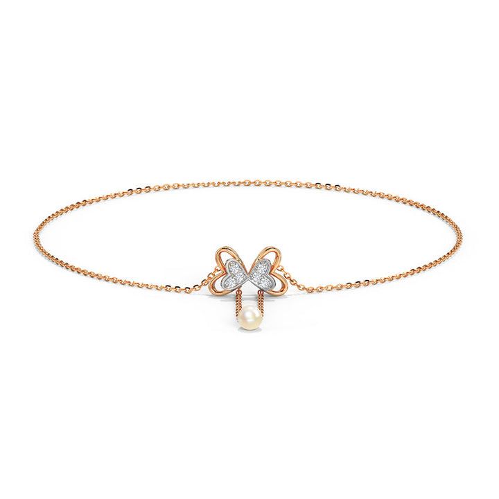 Cute Bow Adjustable Pearl Bracelet