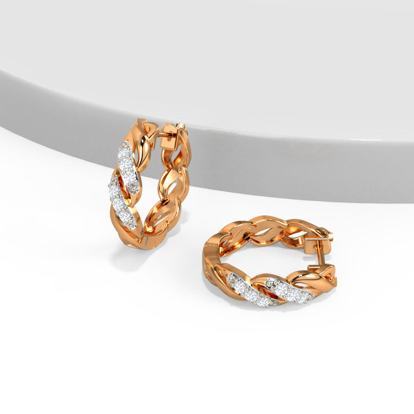 Delaney Twist Hoop Earrings