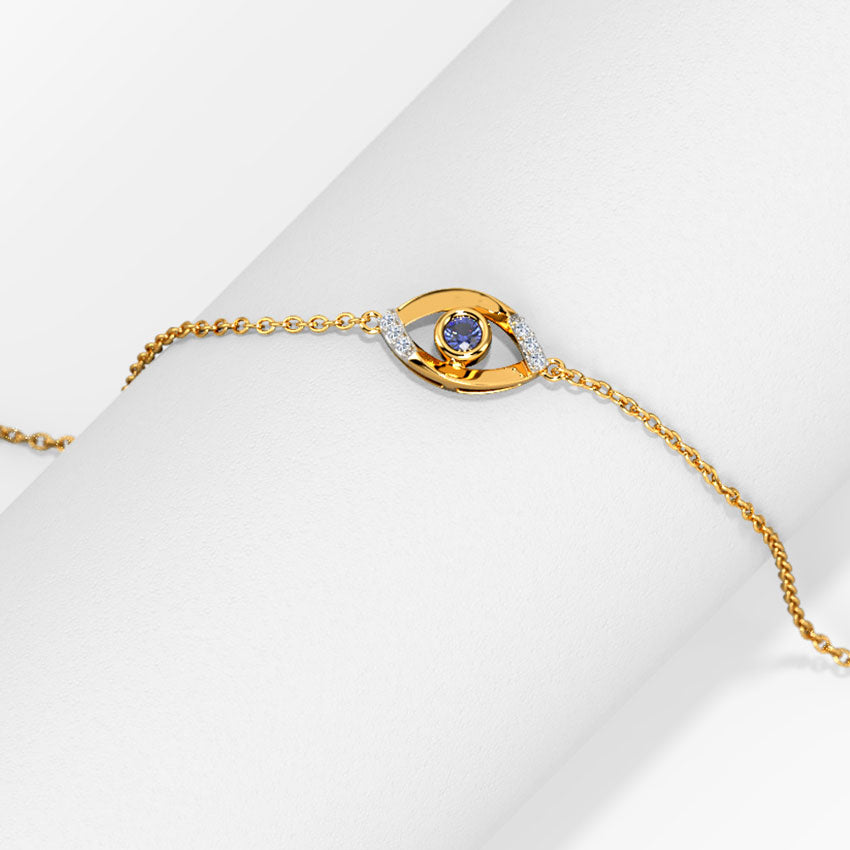 Anna Smart Evil Eye Gemstone Bracelet