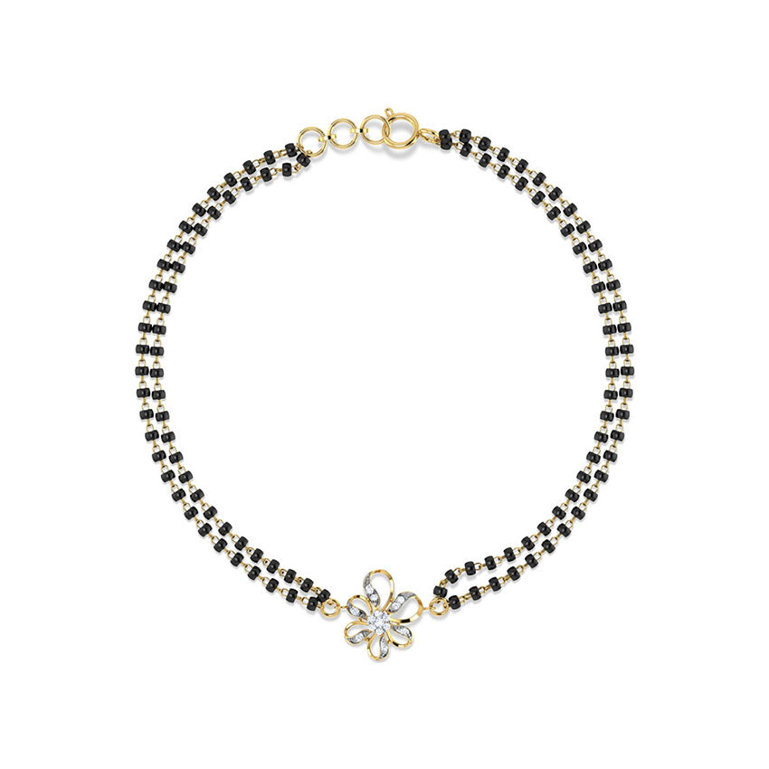 Devanshi Diamond Mangalsutra Bracelet