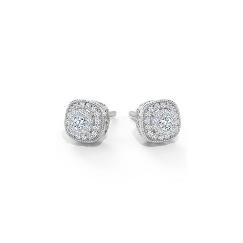 Classic Diamond Stud Earrings