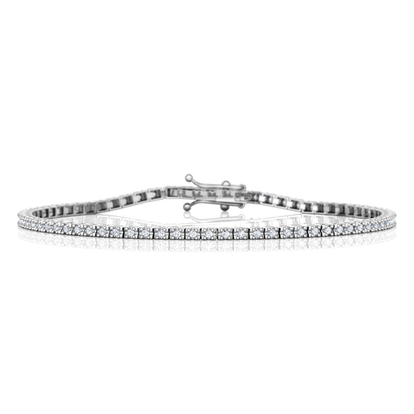 Radiant Tennis Diamond Bracelet