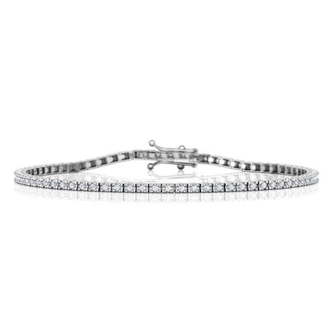 Radiant Tennis Diamond Bracelet
