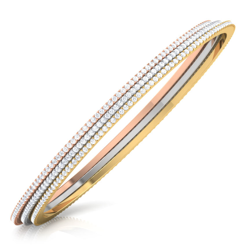 Sheen Diamond Stackable Bangles