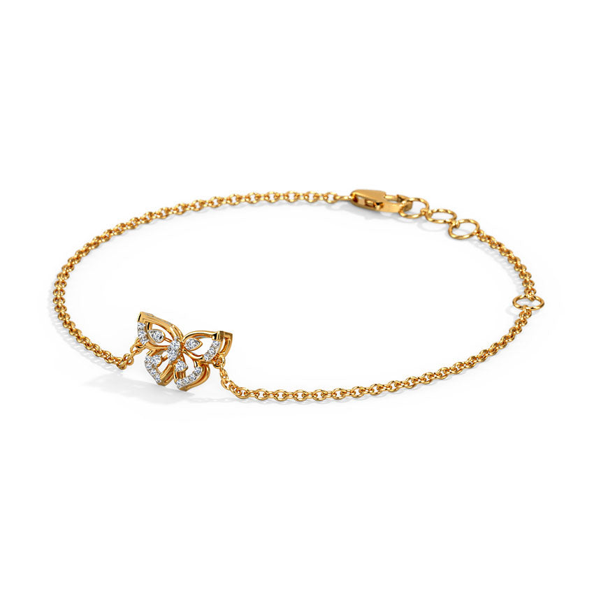 Fluttering Papillon Diamond Bracelet