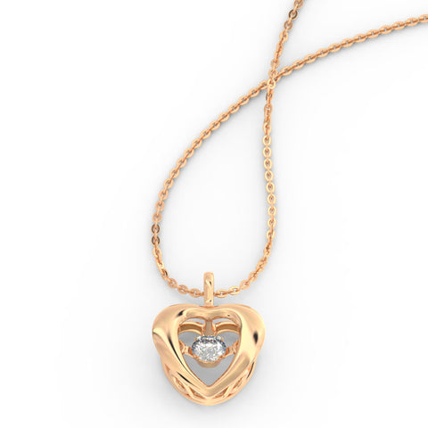Doris Heartbeat Diamond Necklace