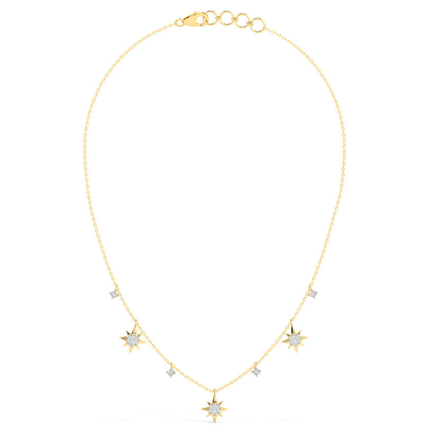 Twinkling Stars Fine Diamond Necklace
