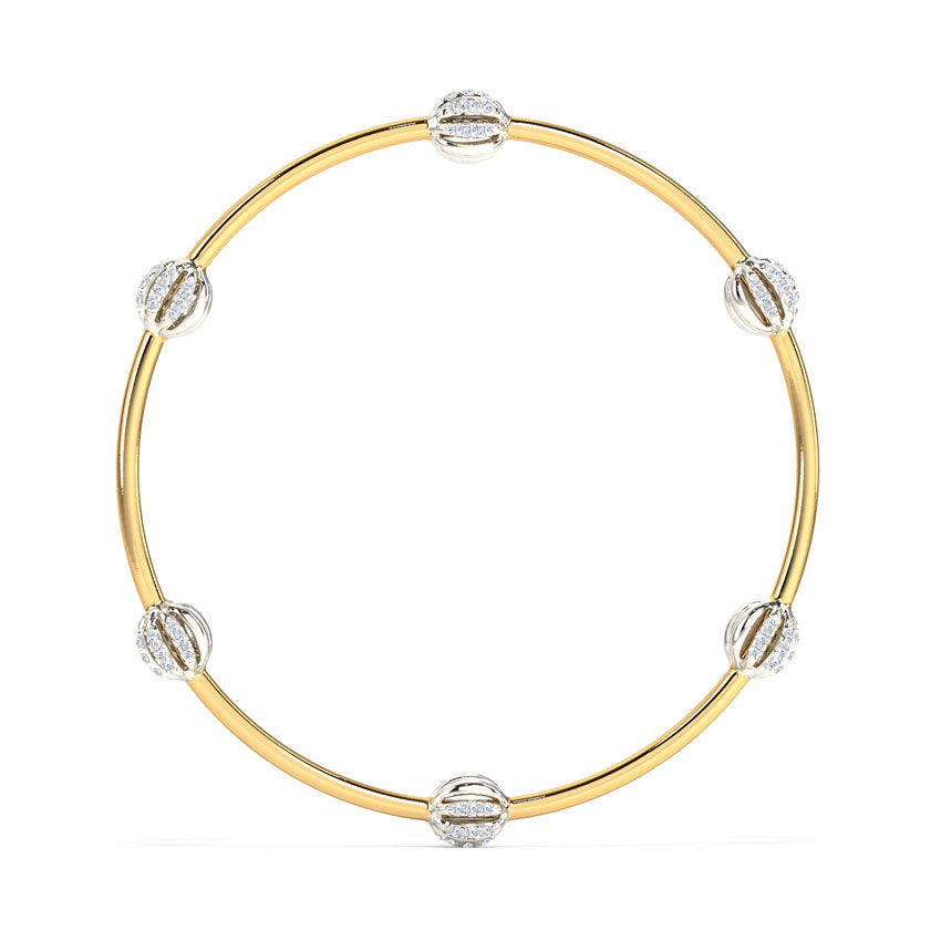 Glorious Orb Diamond Bangle