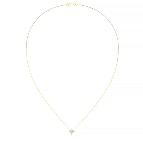 Northern Diamond Star Necklace