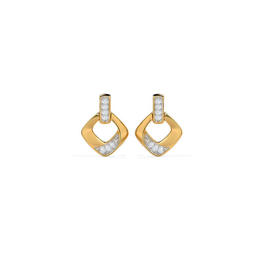 Alluring Diamond Stud Earrings