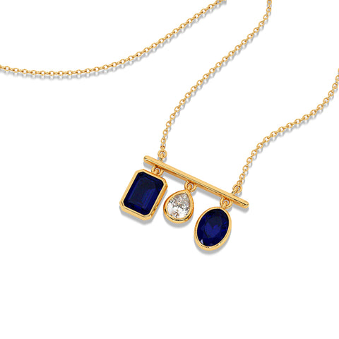 Tinsels Gemstone  Necklace