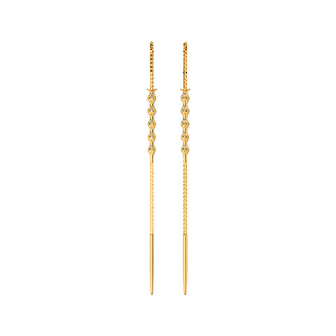 Elder Wand Drop Earrings