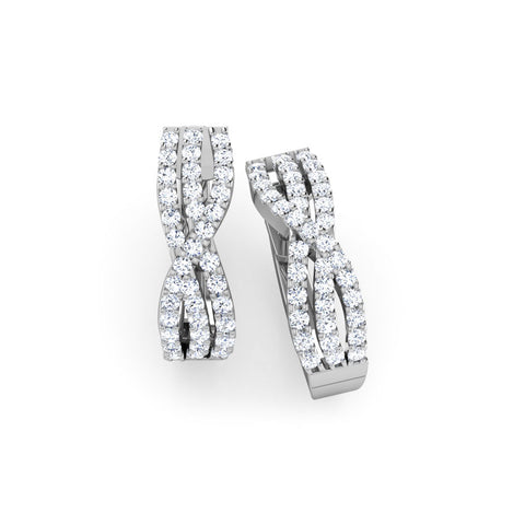 Lovise Diamond Hoop Earrings