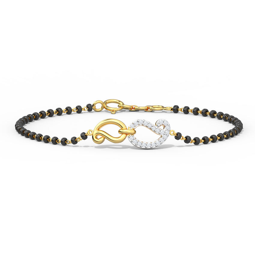 Ishani Diamond Mangalsutra Bracelet