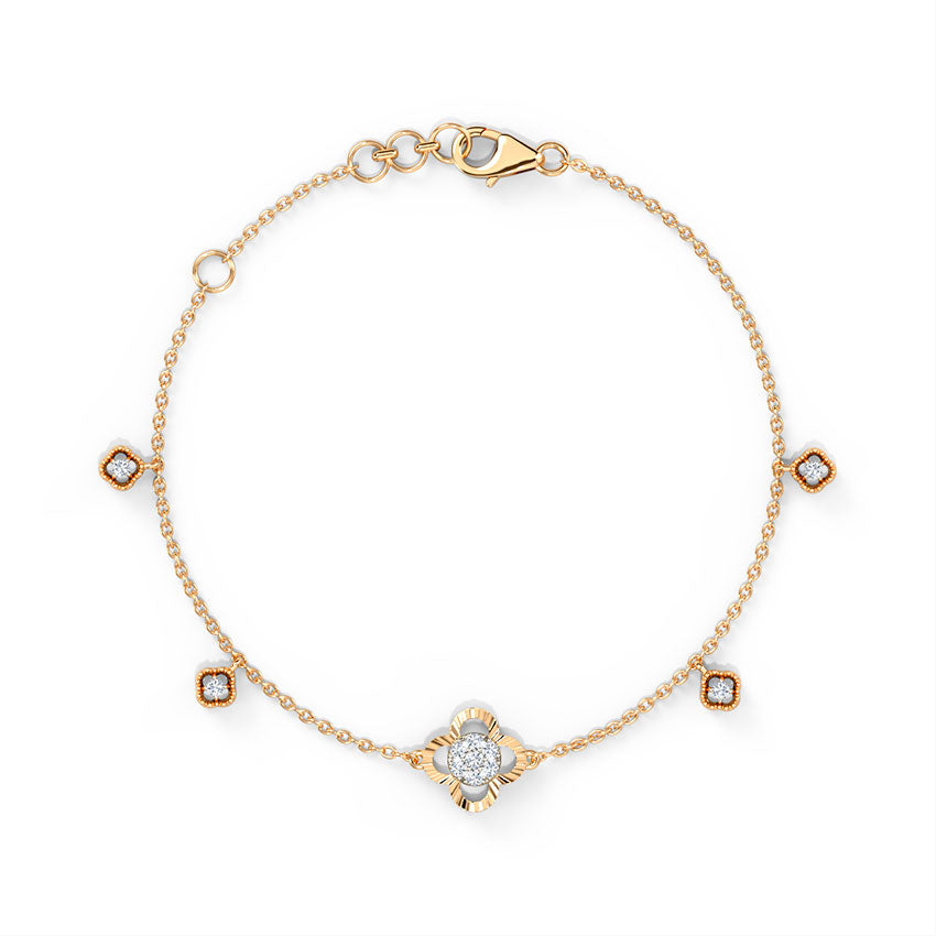 Flaviana Clover Diamond Bracelet