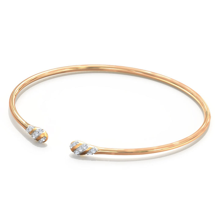 Elizabeth Swirl Diamond Bracelet