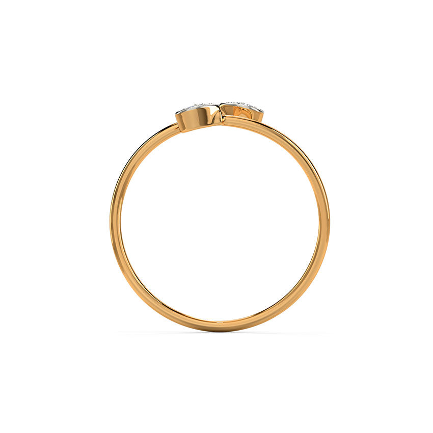 Duet Circular Diamond Ring