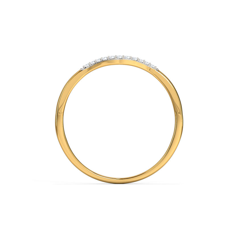 Ella Wavy Diamond Ring