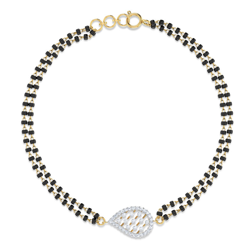 Misty Diamond Mangalsutra Bracelet
