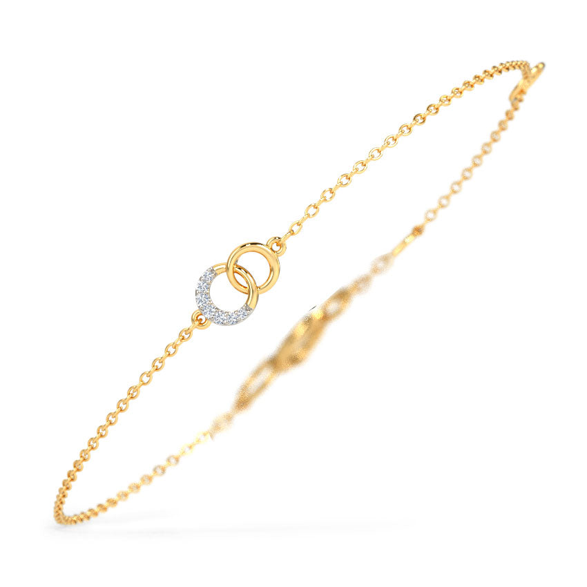 Eternally Linked Diamond Chain Bracelet