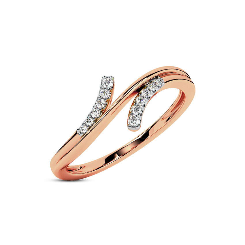Classic Treble Diamond Ring