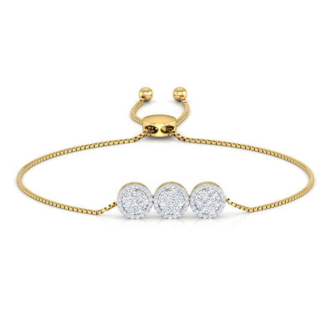 Ahana Seven Stone Adjustable Diamond Bracelet