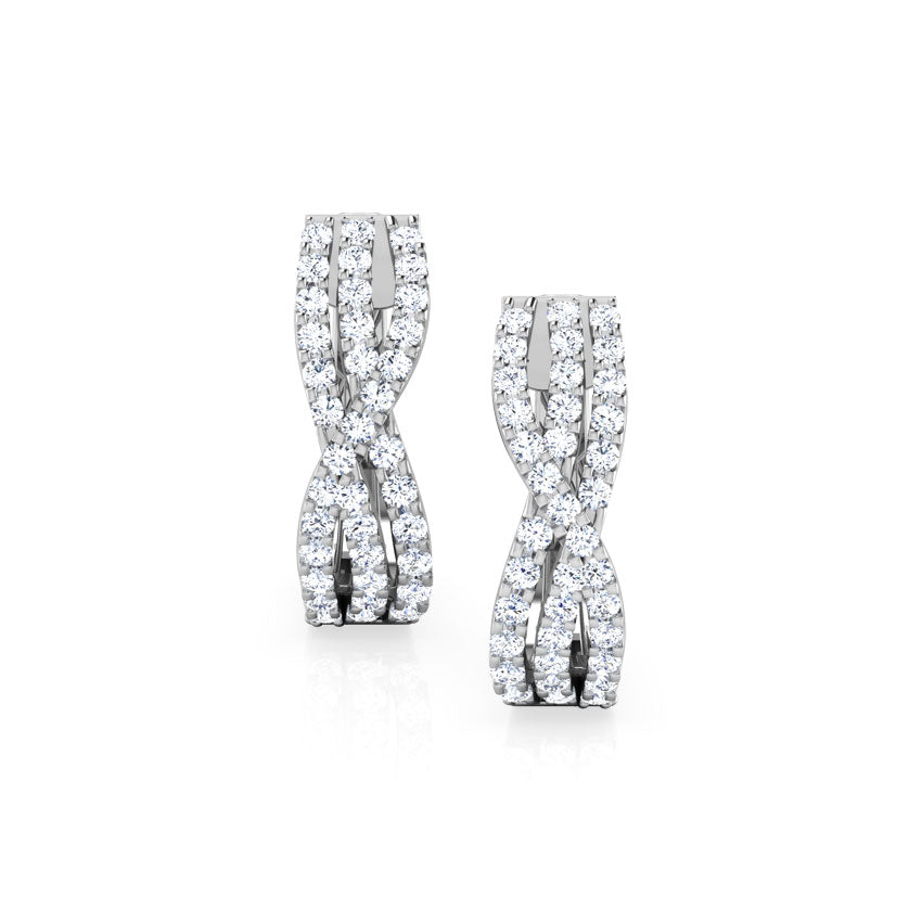 Lovise Diamond Hoop Earrings