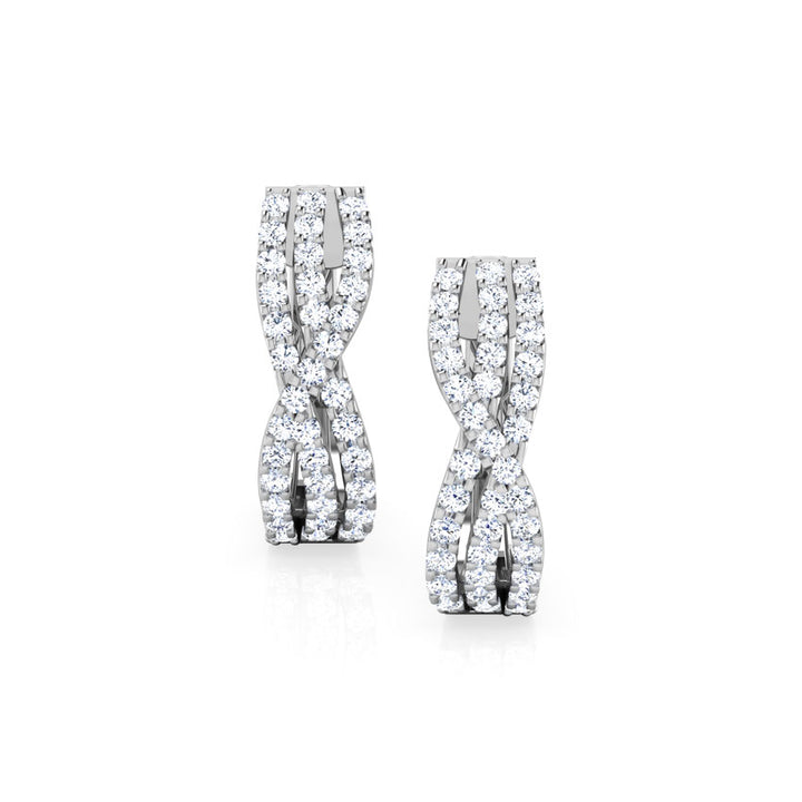 Lovise Diamond Hoop Earrings