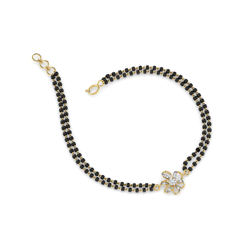 Devanshi Diamond Mangalsutra Bracelet