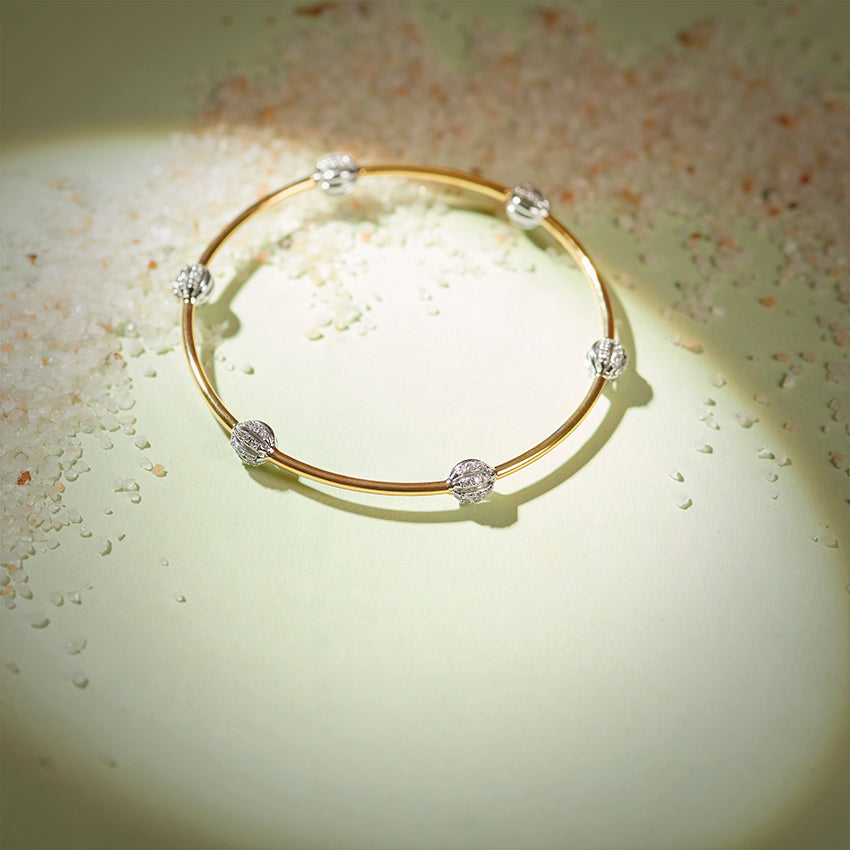Glorious Orb Diamond Bangle
