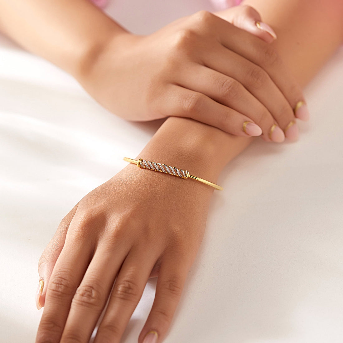 Kinarya Linear Diamond Bracelet