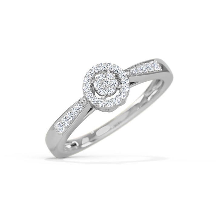 Isabella Halo Diamond Ring