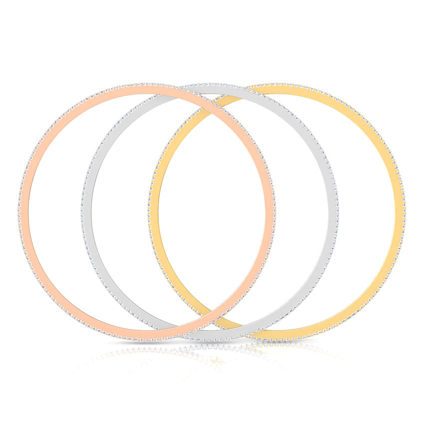 Sheen Diamond Stackable Bangles