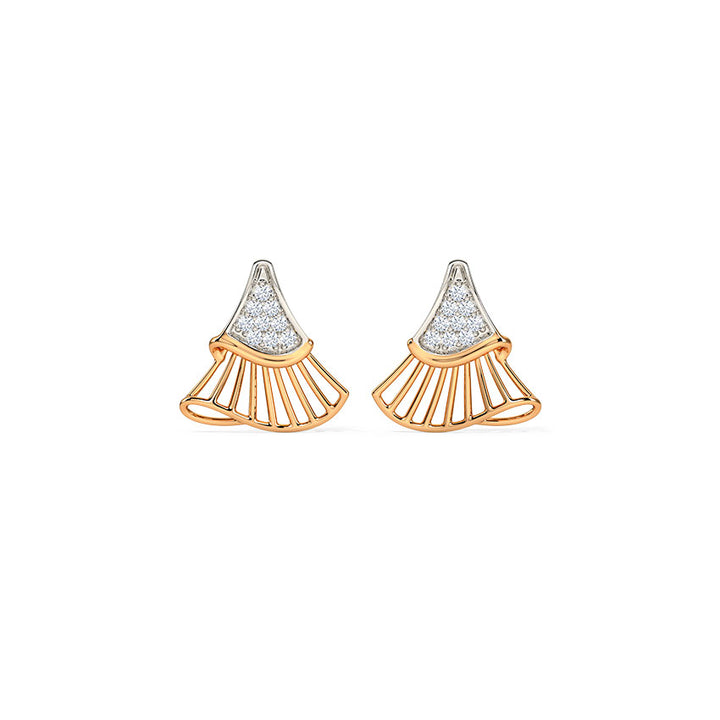 Blissful Diamond Stud Earrings
