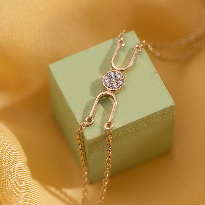 Elia Hug Diamond Bracelet