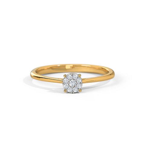 Petite Quad Diamond Ring