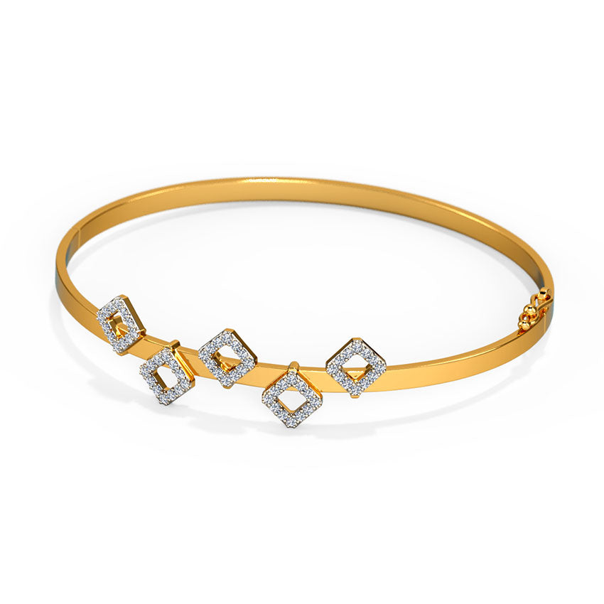 Suzan Block Diamond Bracelet
