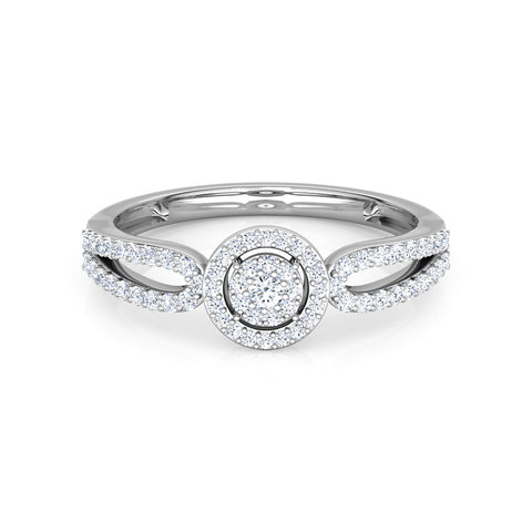 Emily Halo Diamond Ring