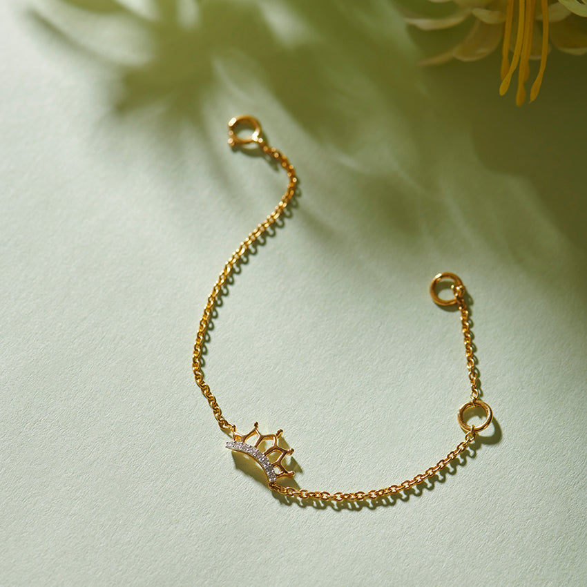 Amra Crown Kids' Diamond Bracelet