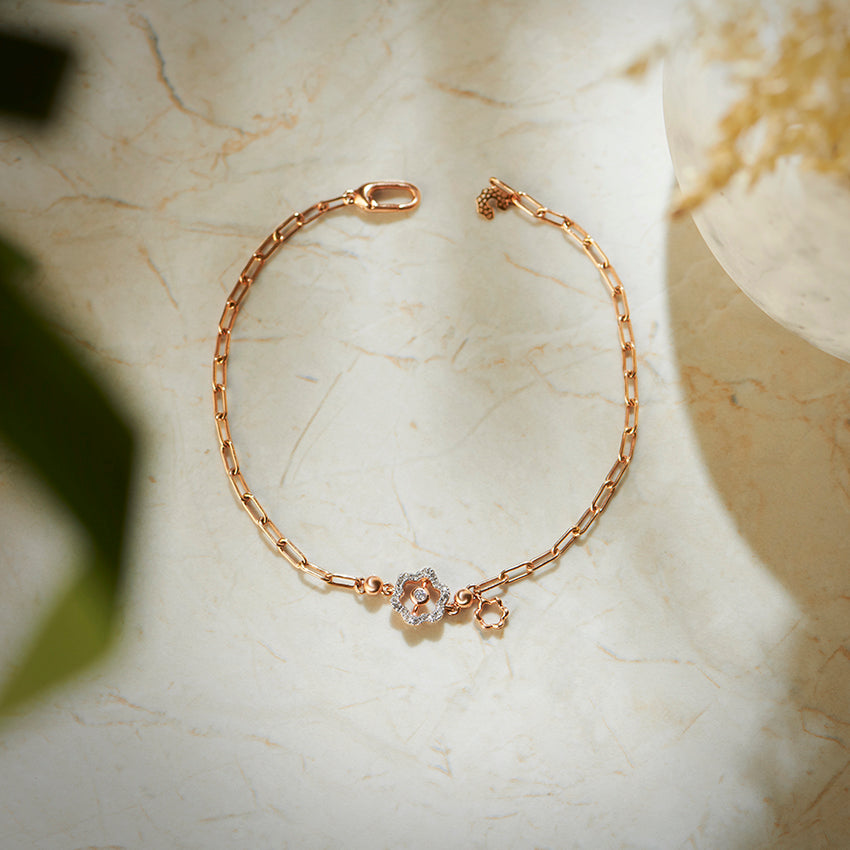 Sparkle Floret Diamond Bracelet